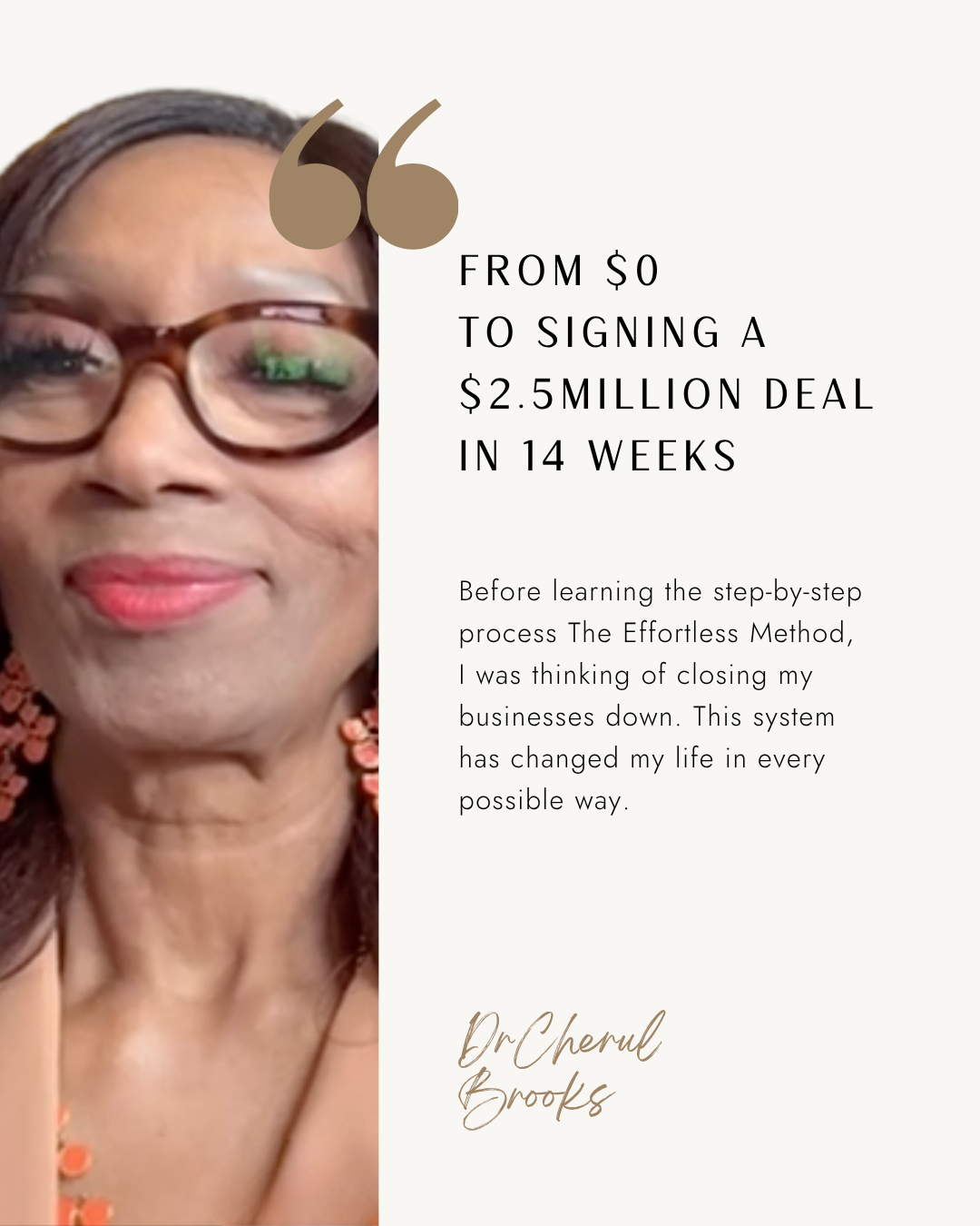 Gold Testimonials - Cheryl